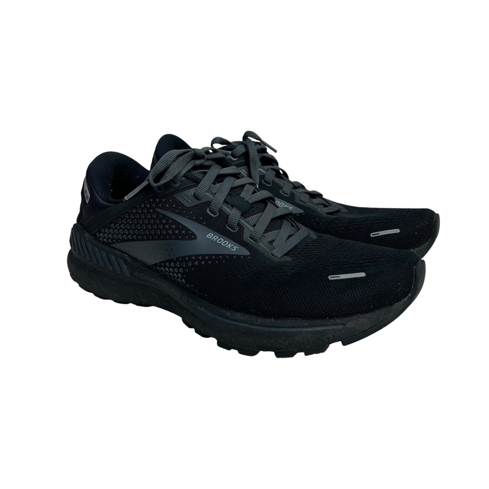 Brooks Women's Adrenaline GTS 22 Black Supportive Running Shoes SZ 9 Athleisure